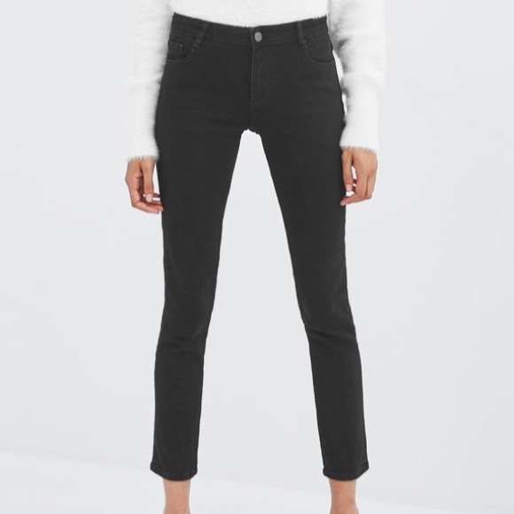 jeans mid rise essential zara